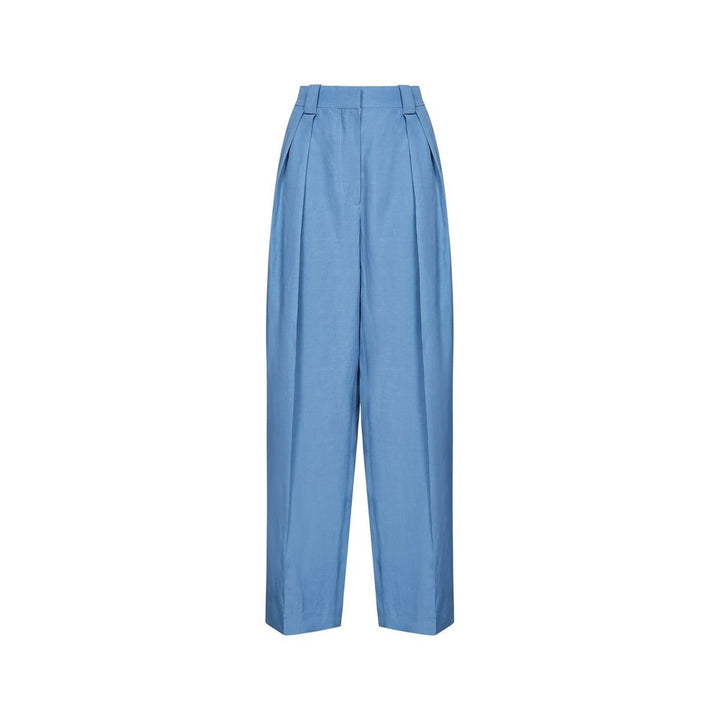 Stella McCartney Blue Linen Dress Pants