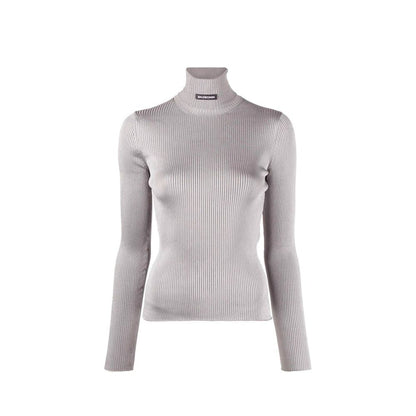 Balenciaga Gray Polyester Turtleneck