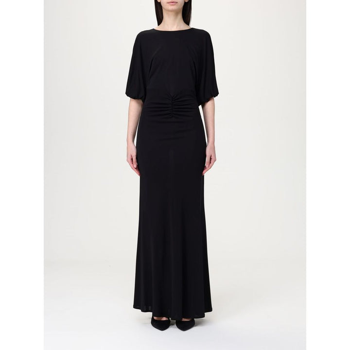 Twinset Black Elastane Casual Dress