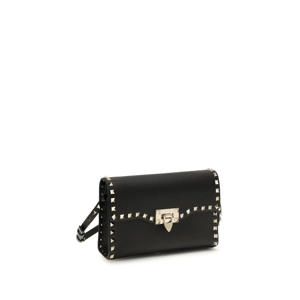 Valentino Garavani - Black Calf Leather Bos Taurus Shoulder Bag