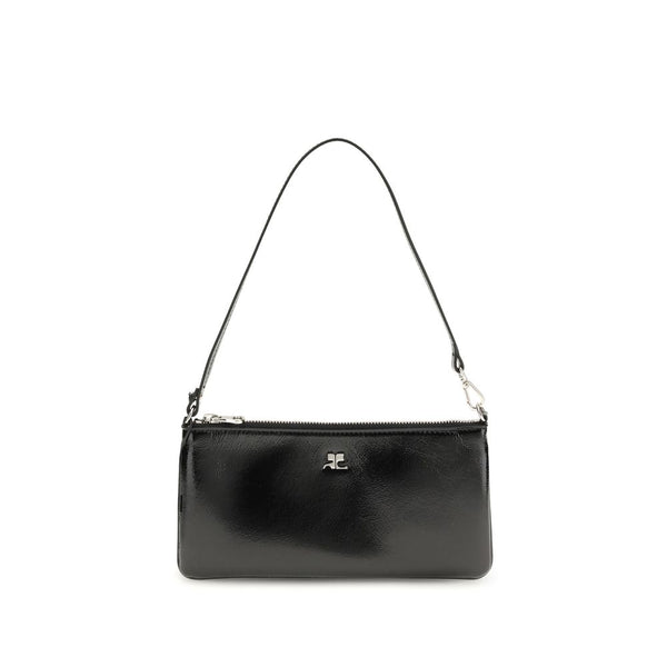 Courrèges - Black Cowhide Shoulder Bag