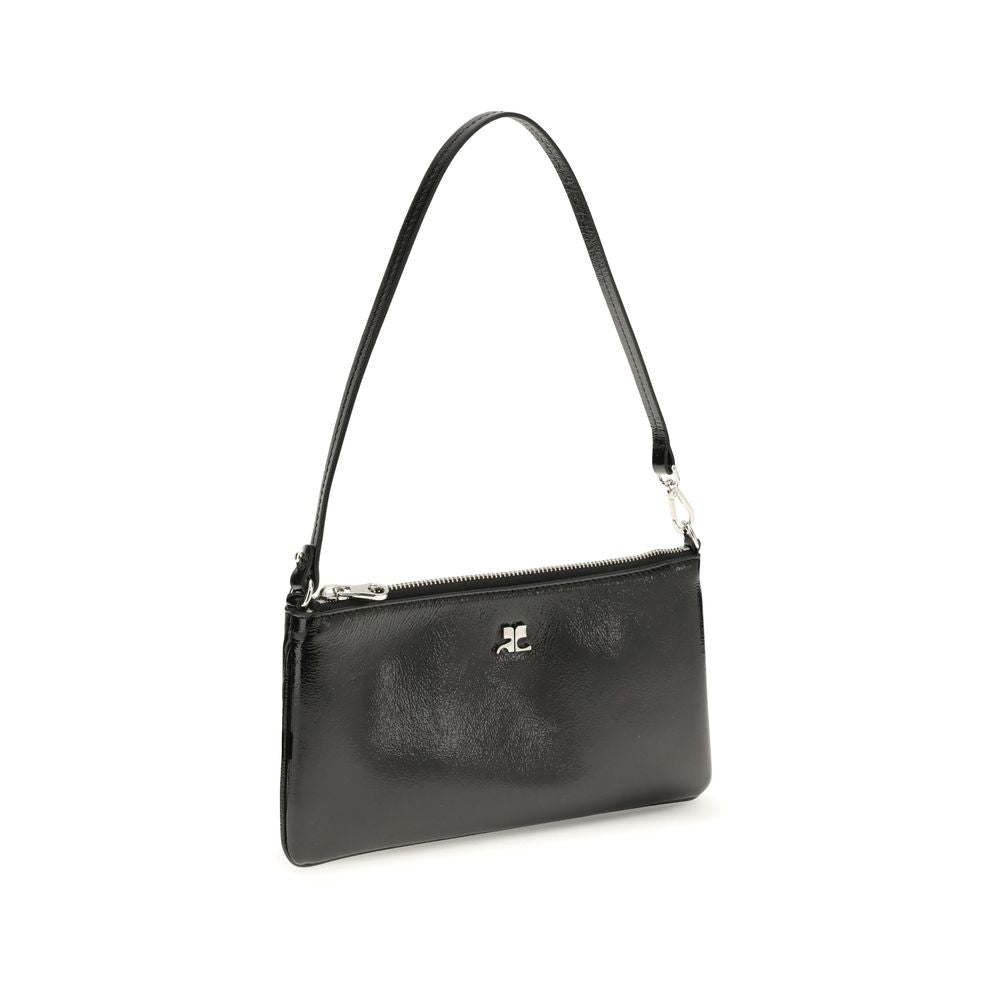 Courrèges - Black Cowhide Shoulder Bag