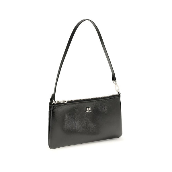 Courrèges - Black Cowhide Shoulder Bag