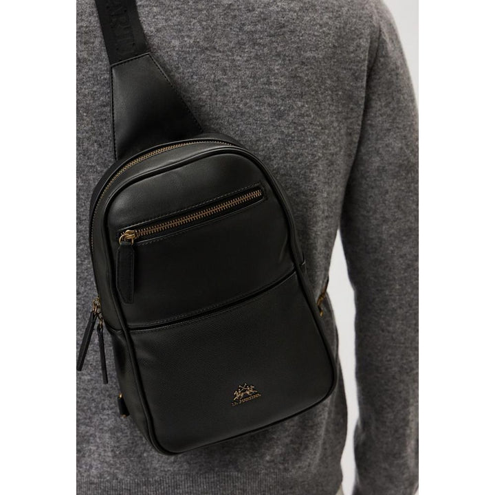 La Martina Black Polyethylene Crossbody Bag