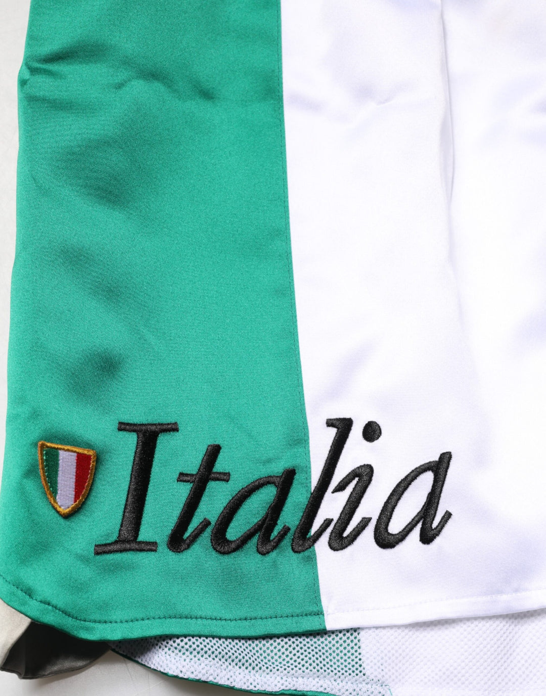 Dolce &amp; Gabbana Multicolor Italia Polyester Bermuda Shorts