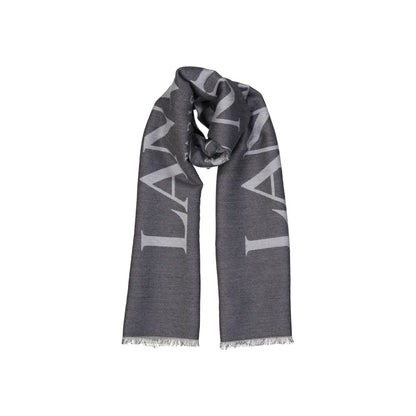 Lanvin Gray Silk Scarf