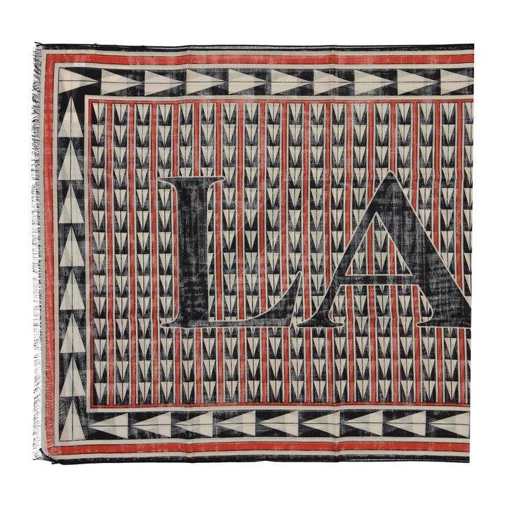 Lanvin Black Wool Scarf