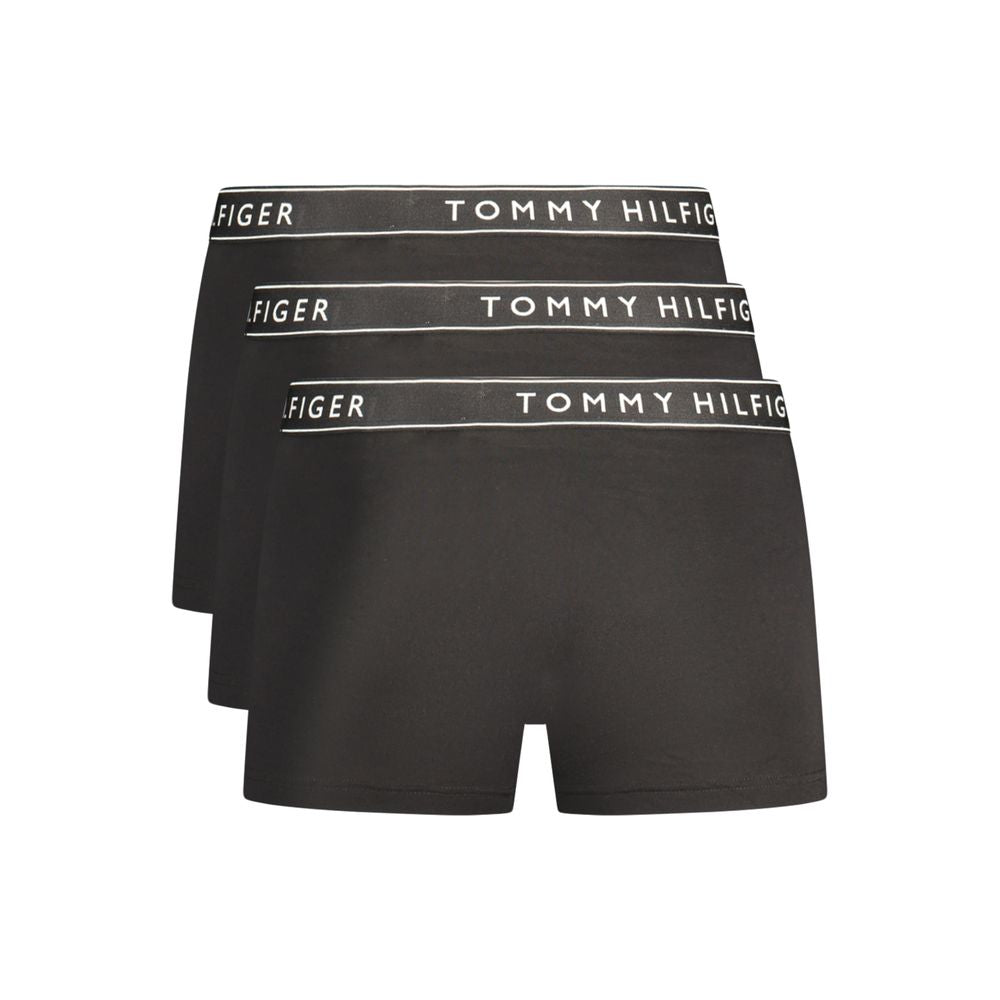 Tommy Hilfiger Black Cotton Men's Boxer Short