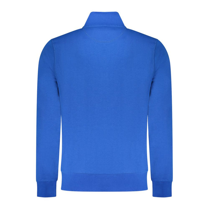North Sails Blue Cotton Men Sweatshirt