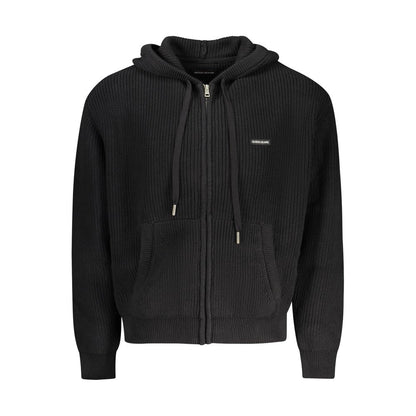 Guess Jeans Black Organic Cotton Men's Cardigan