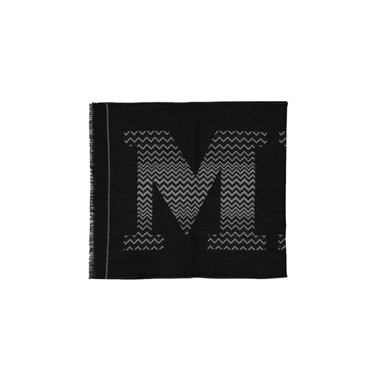 Missoni Black Virgin Wool Scarf