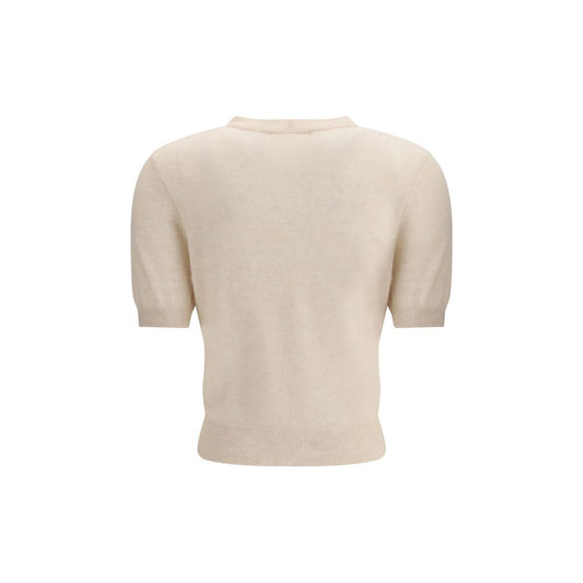 Lisa Yang Cream Cashmere Cardigan