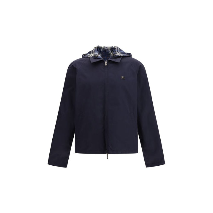 Burberry Blue Polyester Rain Coat