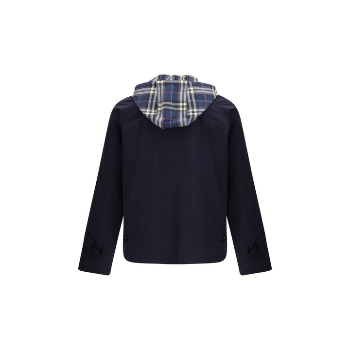 Burberry Blue Polyester Rain Coat