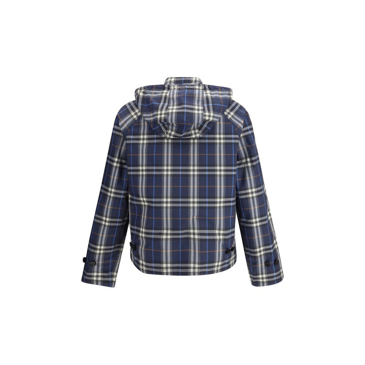 Burberry Blue Polyester Rain Coat