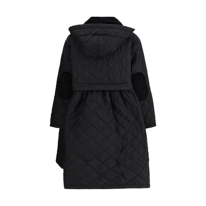 Barbour Black Polyester Coat