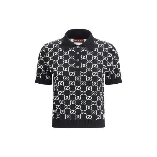 Gucci Black Wool Pattern Shirt