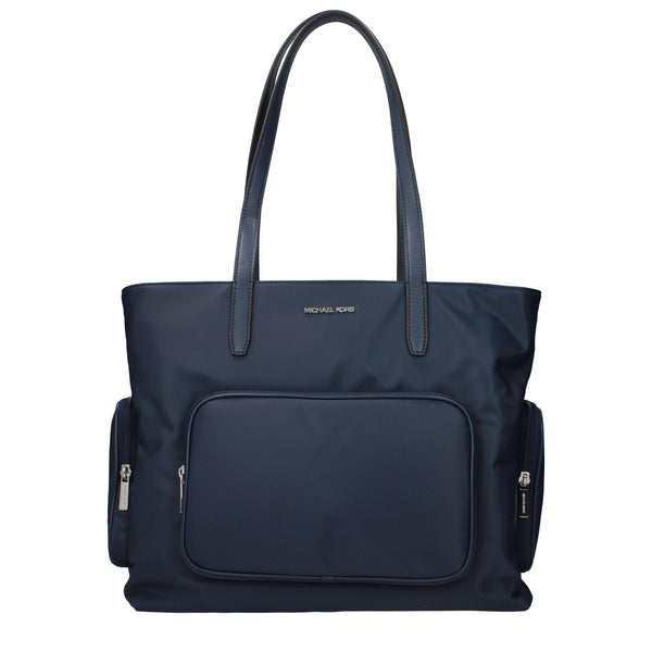 Michael Kors - Blue Fabric Shoulder Bag