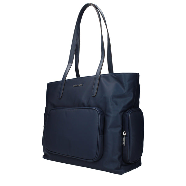 Michael Kors - Blue Fabric Shoulder Bag