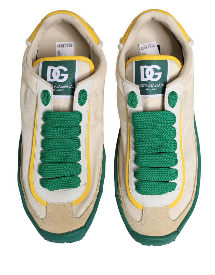 Dolce &amp; Gabbana Multicolor Old Runner Lace Up Sneakers Shoes