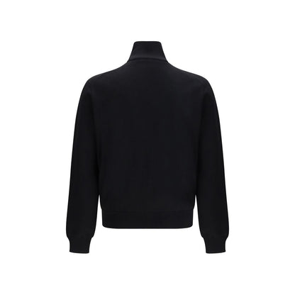 Prada Black Fleece Wool Bomber