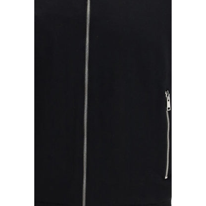 Prada Black Fleece Wool Bomber