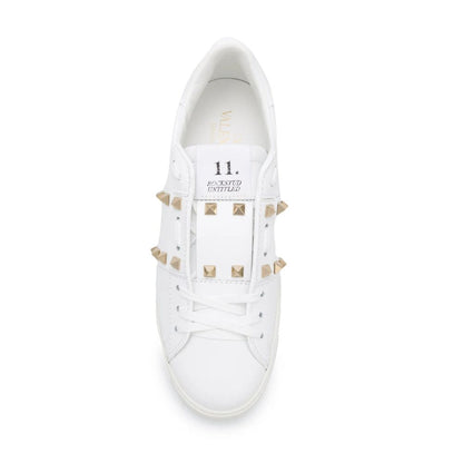Valentino Garavani White Leather Sneakers