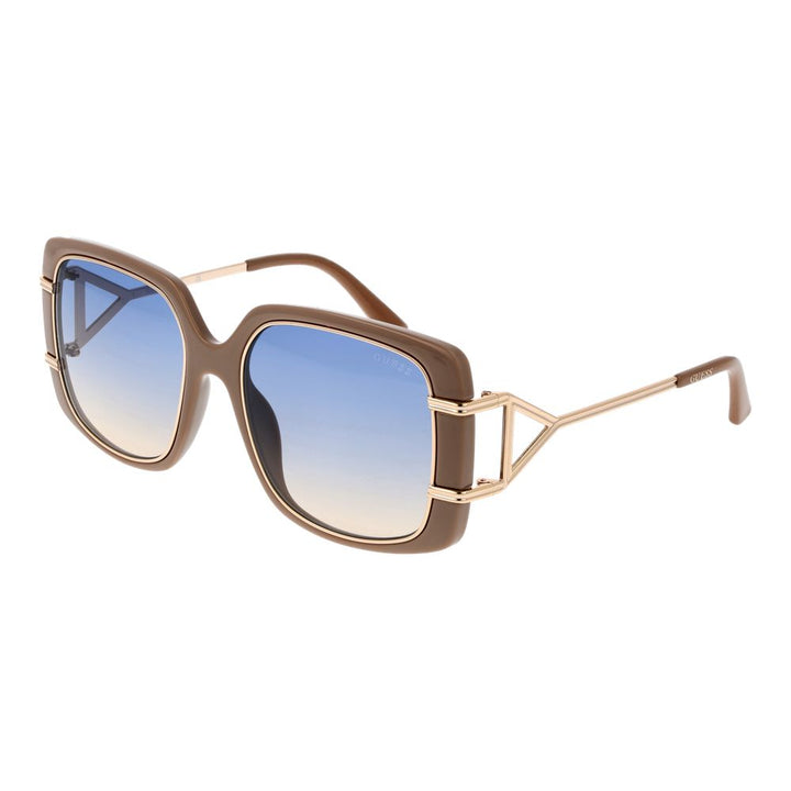 Guess Brown Metal &amp; Plastic Sunglasses