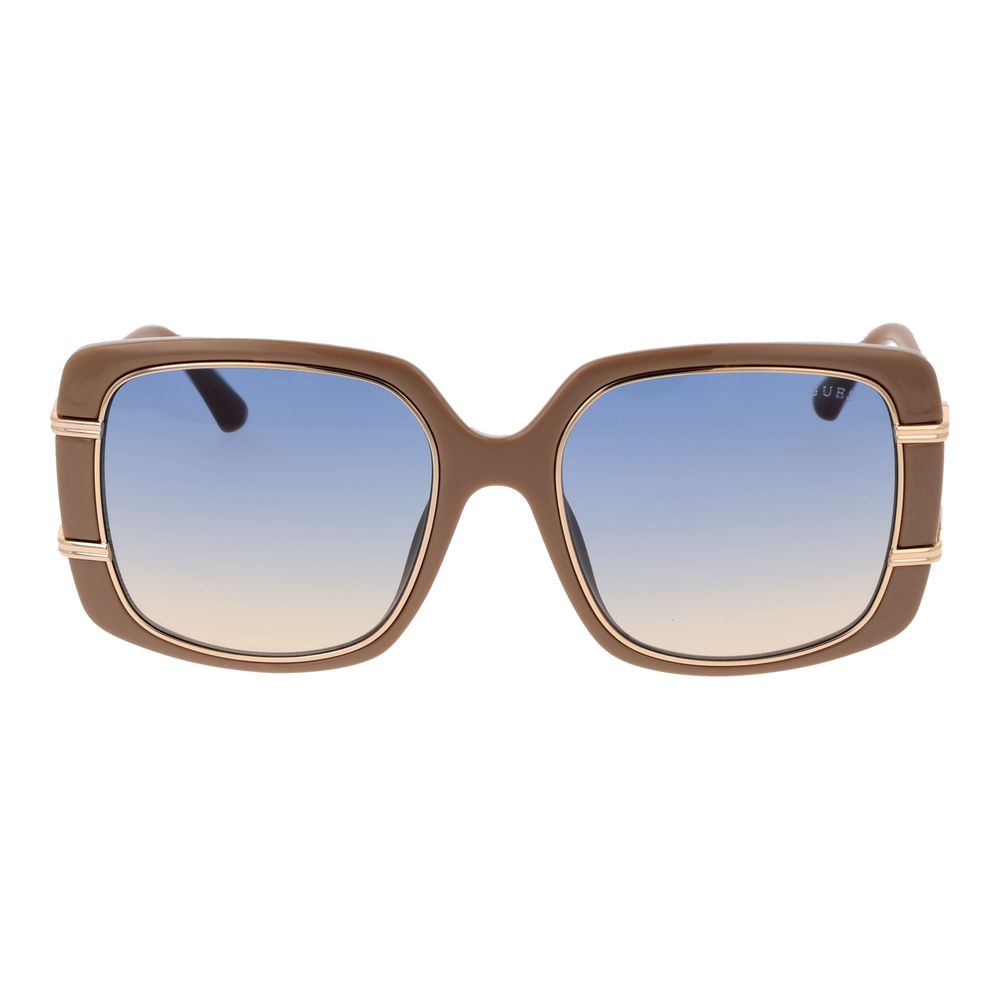 Guess Brown Metal &amp; Plastic Sunglasses