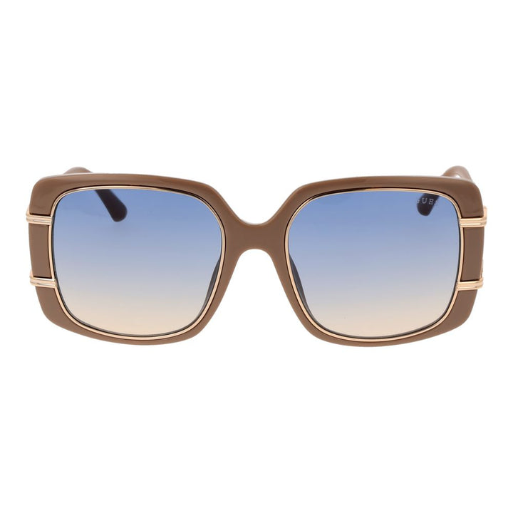 Guess Brown Metal &amp; Plastic Sunglasses