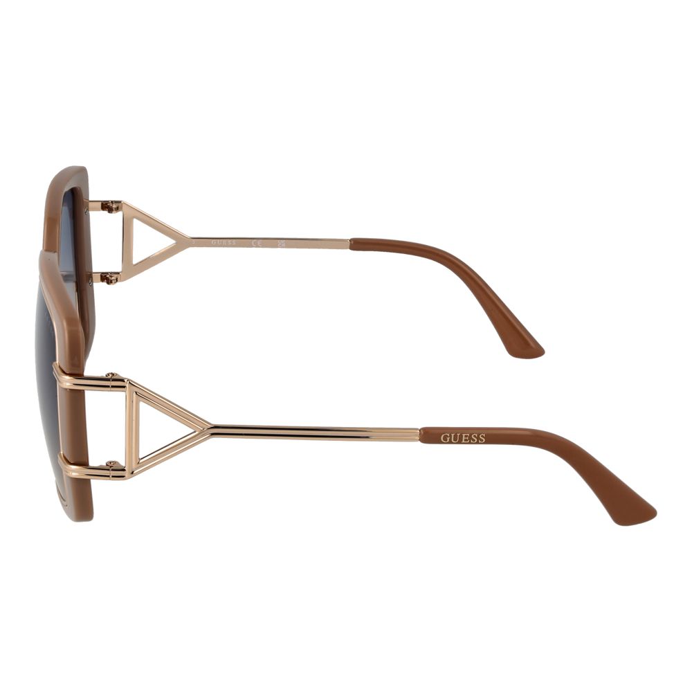 Guess Brown Metal &amp; Plastic Sunglasses