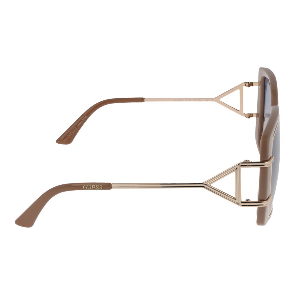 Guess Brown Metal &amp; Plastic Sunglasses