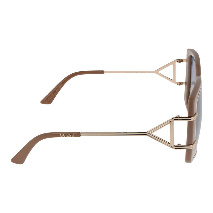 Guess Brown Metal &amp; Plastic Sunglasses