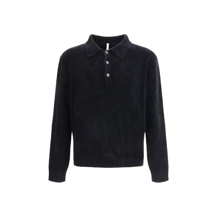 Sunflower Black Cotton Polo Shirt