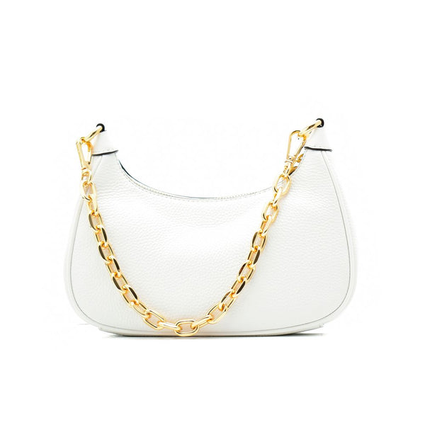 Michael Kors - White Leather Shoulder Bag