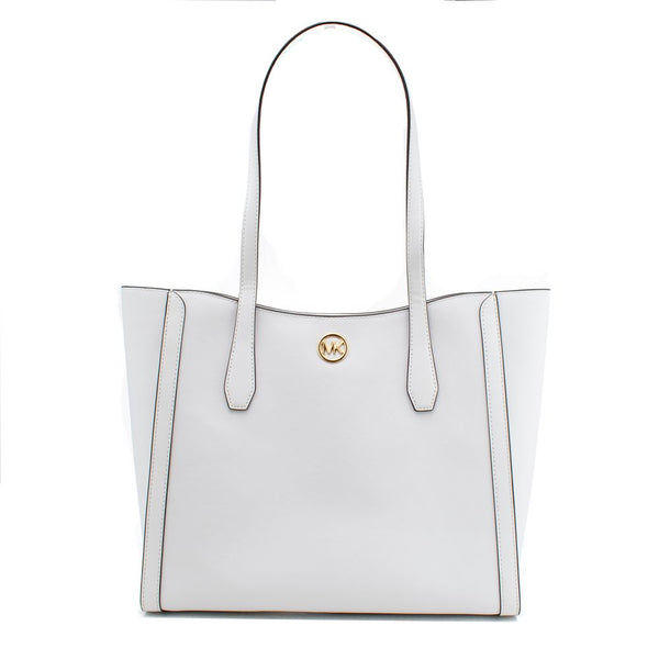 Michael Kors - White Canvas Tote Bag