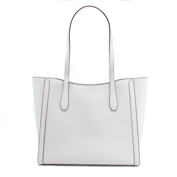 Michael Kors - White Canvas Tote Bag