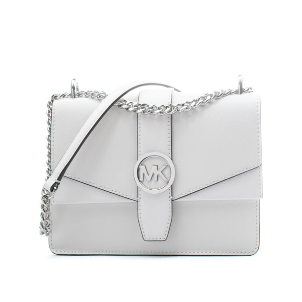 Michael Kors - White Leather Shoulder Bag