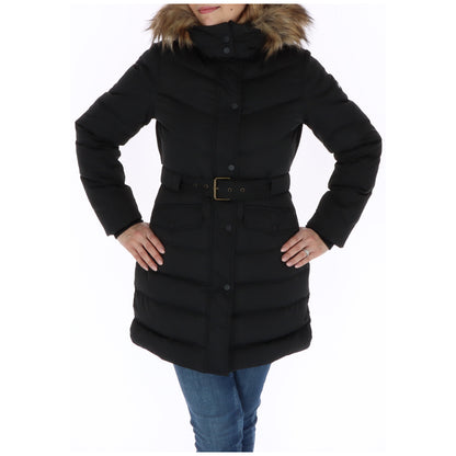 Pepe Jeans Black Polyester Coat