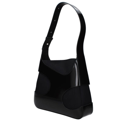 Salvatore Ferragamo Black Fabric Shoulder Bag
