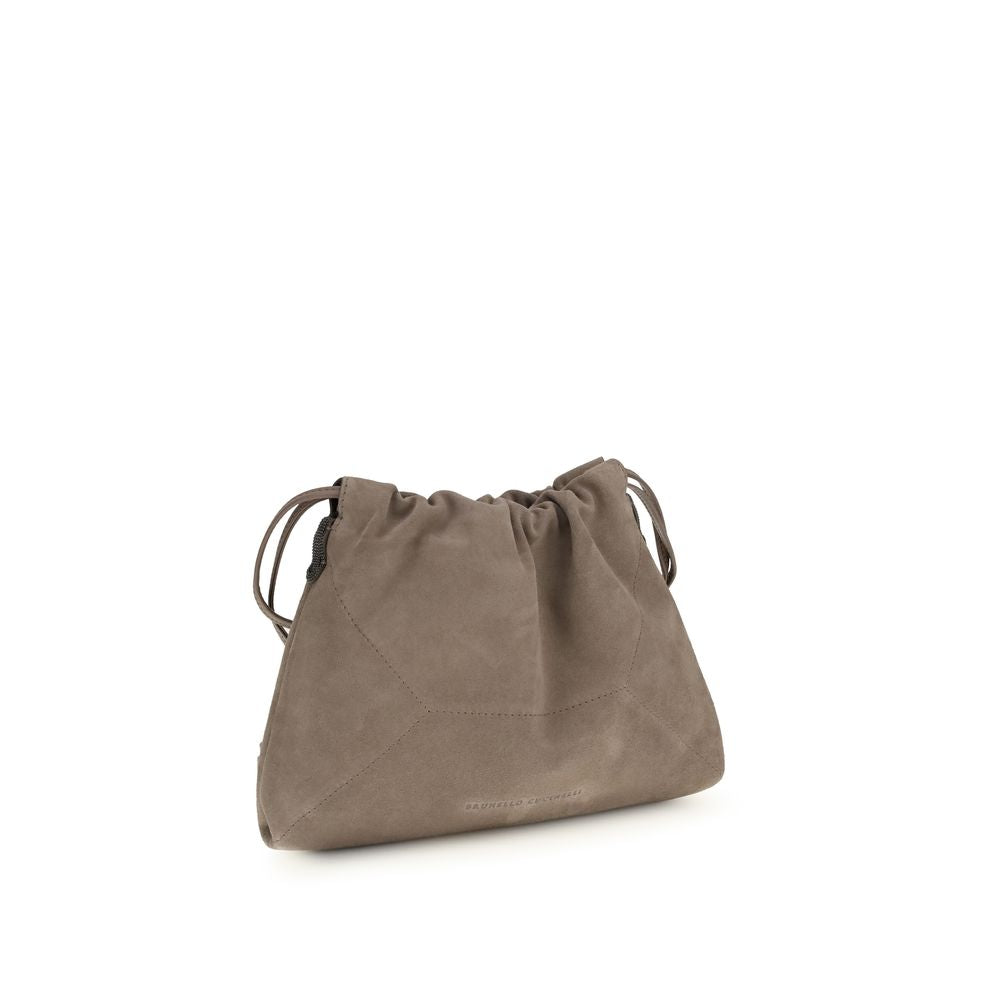 Brunello Cucinelli - Beige Calf Leather Bos Taurus Clutch Bag