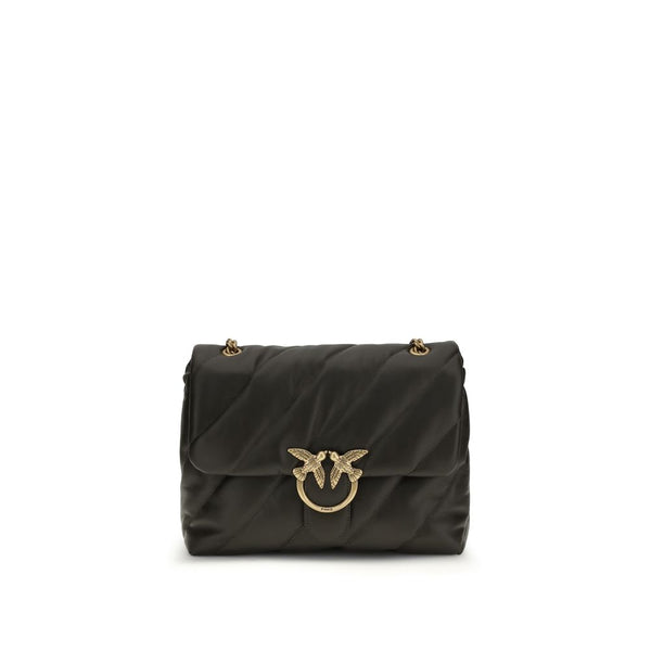 PINKO - Bicolor Calf Leather Bos Taurus Shoulder Bag