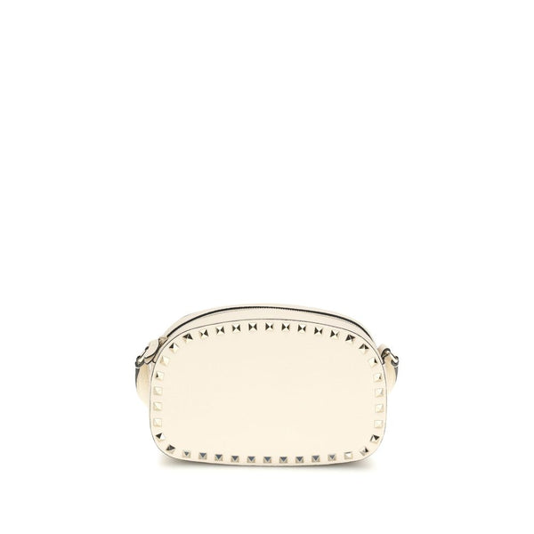 Valentino Garavani - Beige Calf Leather Bos Taurus Shoulder Bag