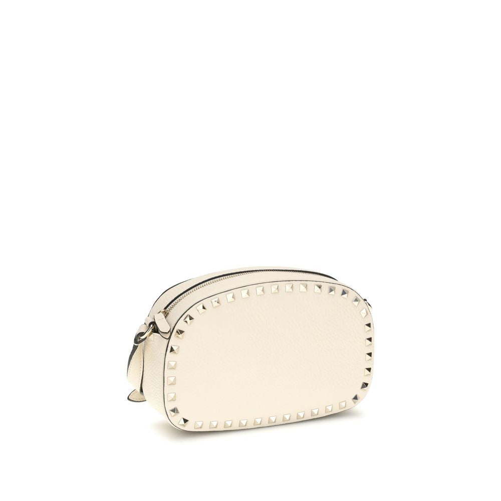 Valentino Garavani - Beige Calf Leather Bos Taurus Shoulder Bag