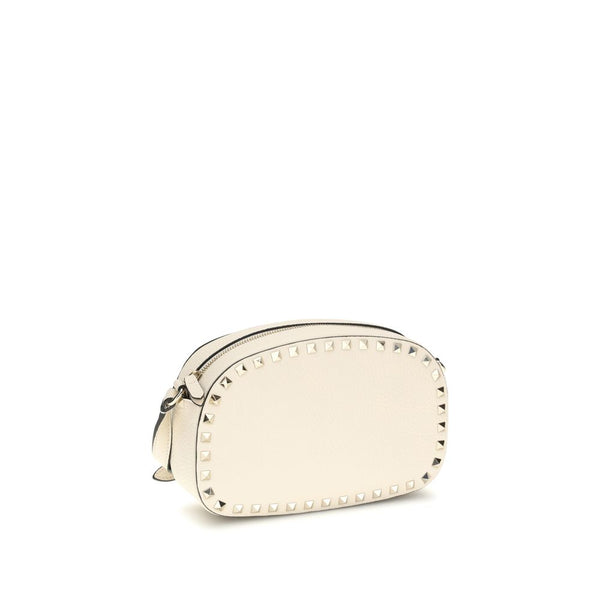 Valentino Garavani - Beige Calf Leather Bos Taurus Shoulder Bag