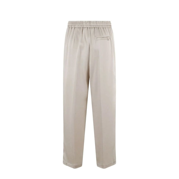 Herno Beige Acetate Casual Pants