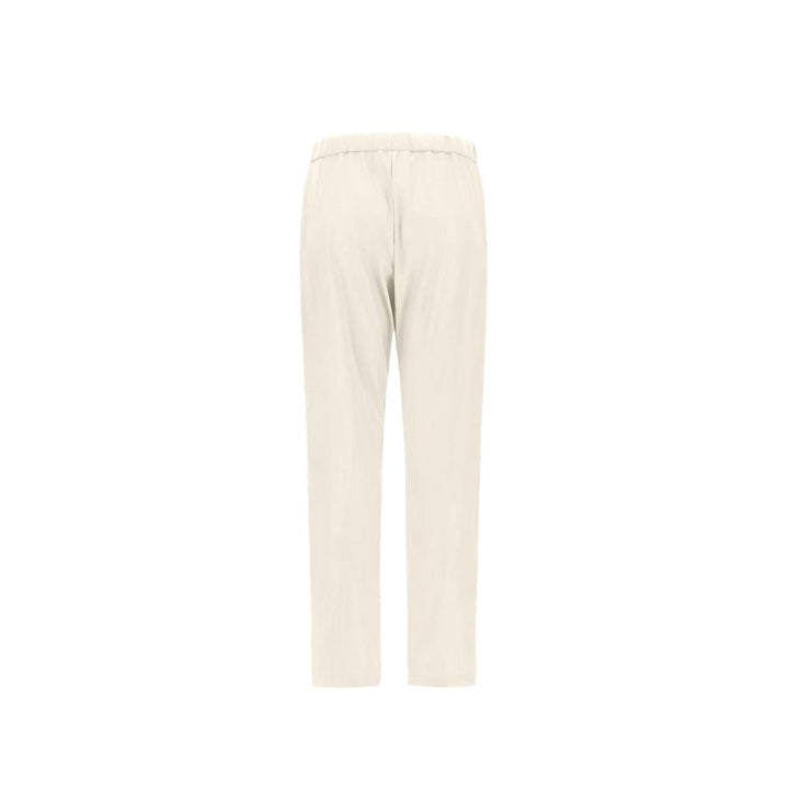 Herno White Polyester Casual Pants