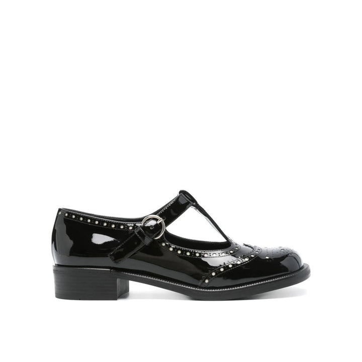 Miu Miu Black Calfskin Flats