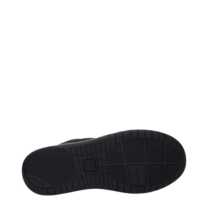 Givenchy Black Fabric Low Top Sneakers