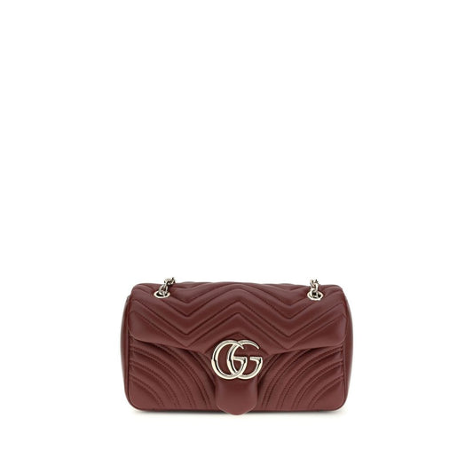 Gucci Bordeaux Calf Leather Bos Taurus Shoulder Bag